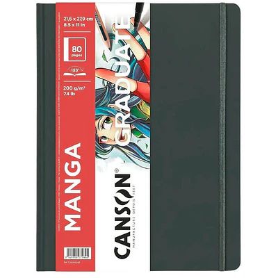 Canson – Sketchbook Graduate Manga - A4 -21,6 × 27,9 cm 40 Hojas 200 g