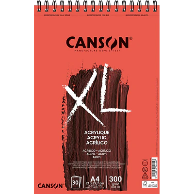 Canson – Croquera XL Acrílico A4 300 g 30 Hojas