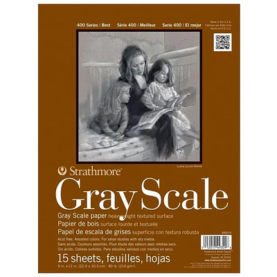 Strathmore – Block Greyscale Serie 400 22,9 × 30,5 cm 15 Hojas 216 g