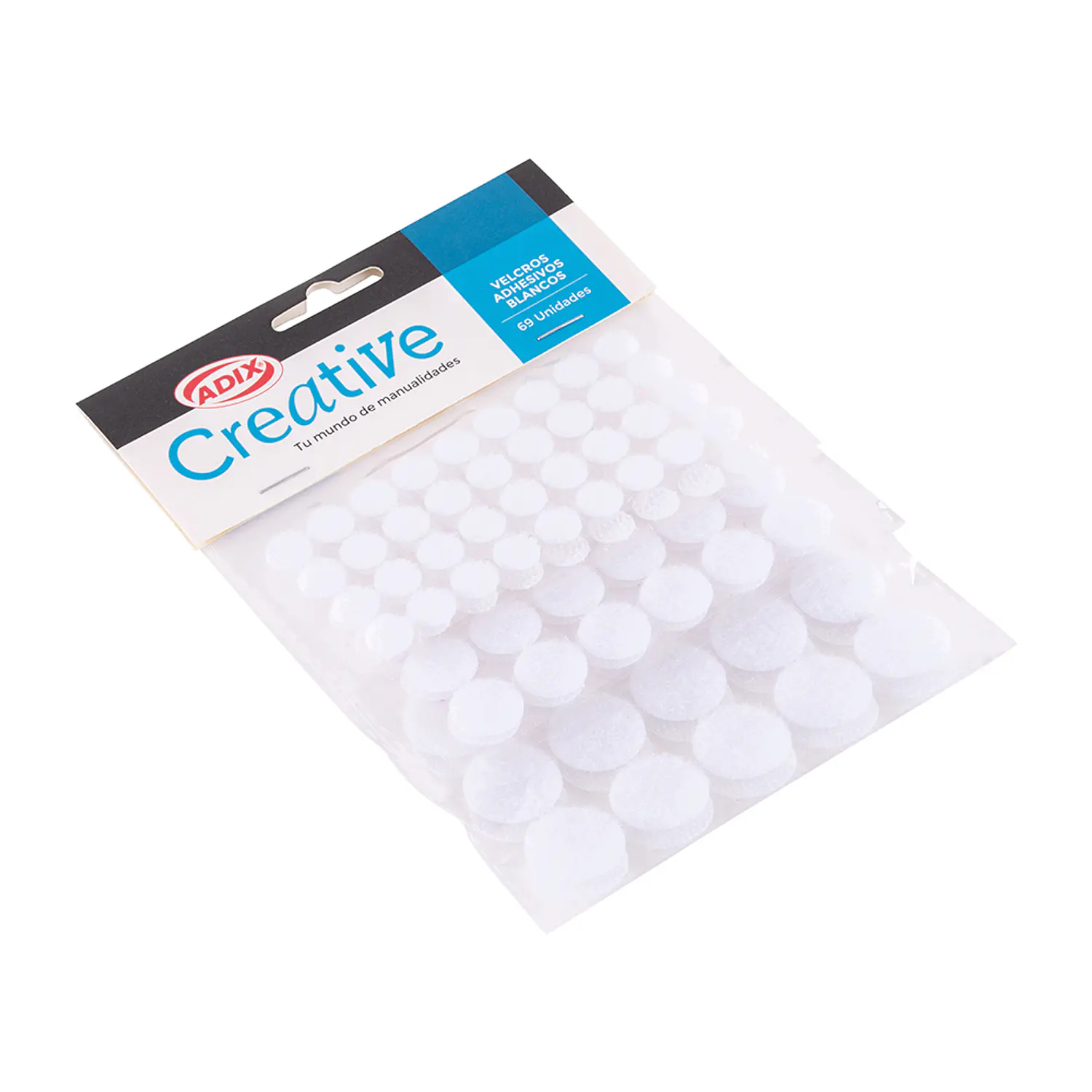 Adix – Velcro Adhesivo Blanco 3 Tamaños 69 Un – 4