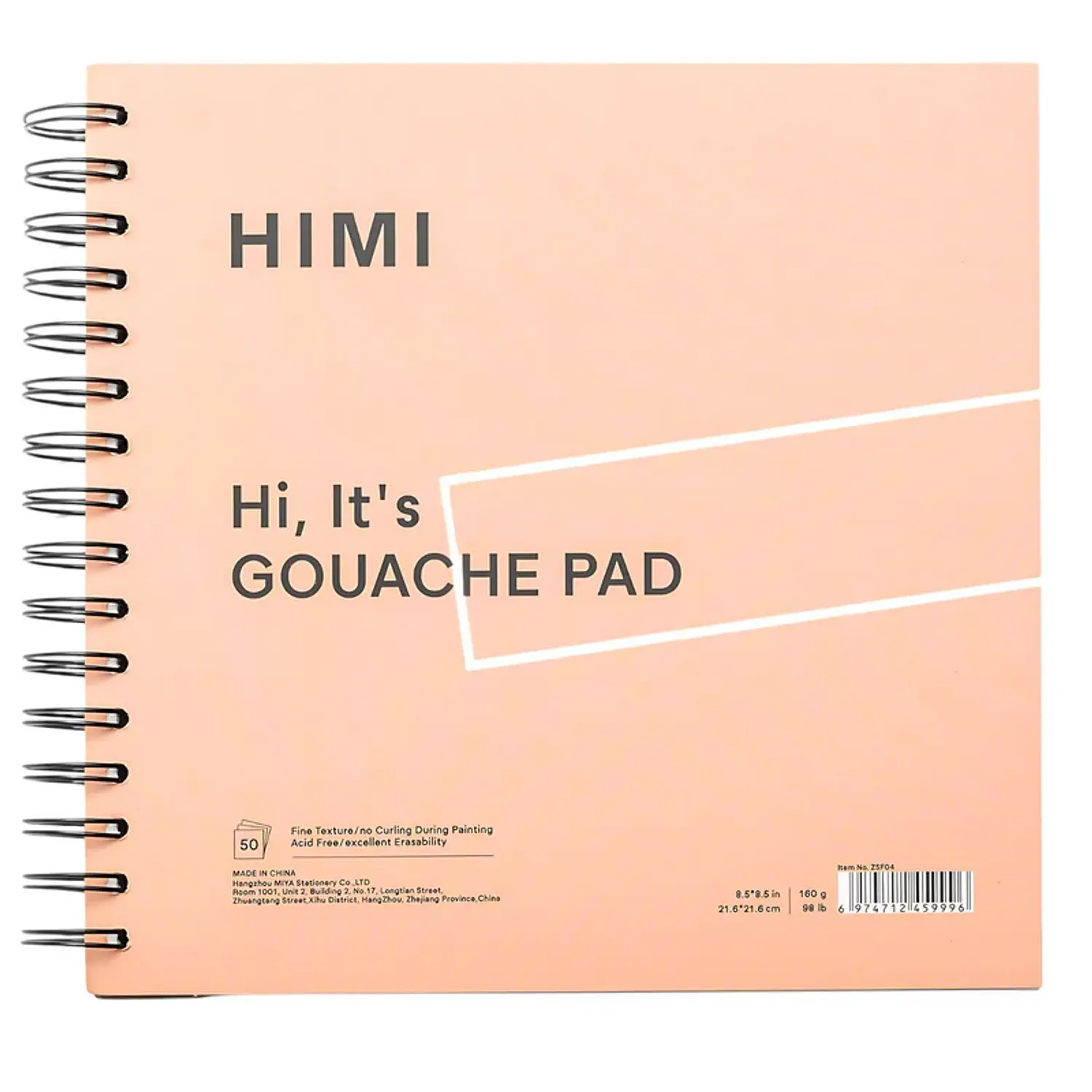 Himi - Croquera Gouache - 20 x 20 cm - 160 gm – 1