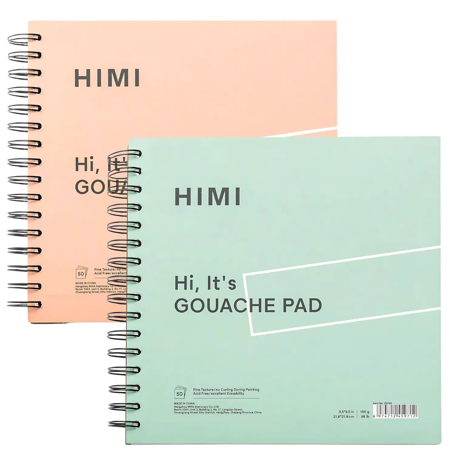 Himi - Croquera Gouache - 20 x 20 cm - 160 gm – 5