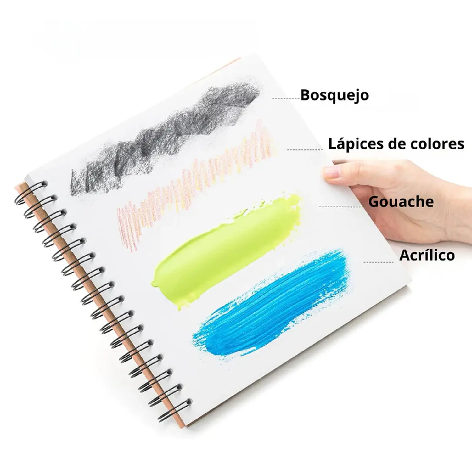 Himi - Croquera Gouache - 20 x 20 cm - 160 gm – 2