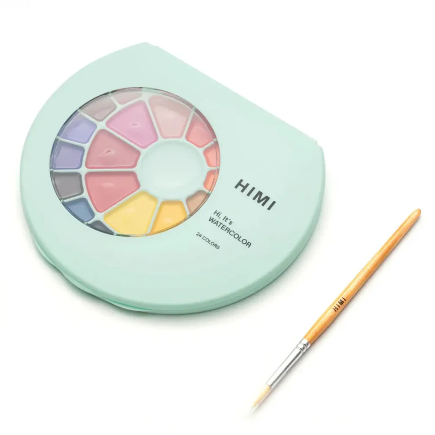 Himi - Acuarelas en Pastilla - 24 Colores + Pincel – 3