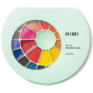 Himi - Acuarelas en Pastilla - 24 Colores + Pincel