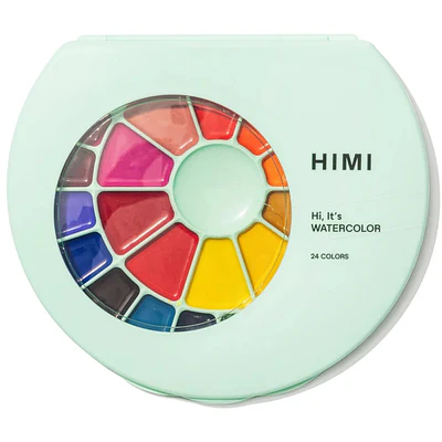 Himi - Acuarelas en Pastilla - 24 Colores + Pincel