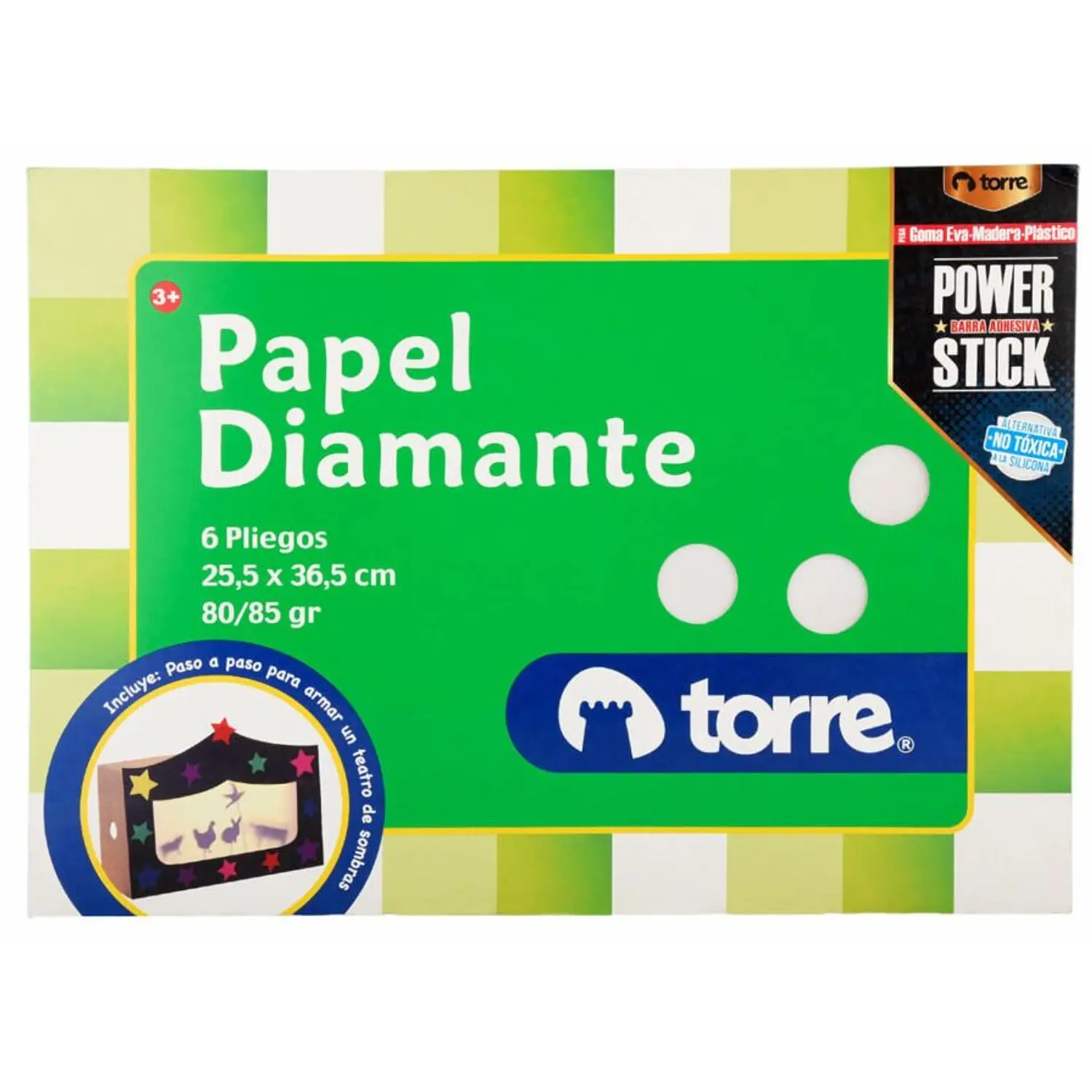 Torre - Bolsón Papel Diamante - 6 Hojas – 1