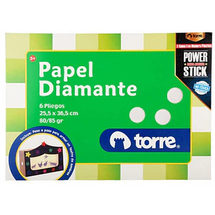 Torre - Bolsón Papel Diamante - 6 Hojas