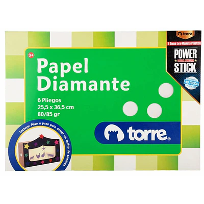 Torre - Bolsón Papel Diamante - 6 Hojas