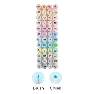 Ohuhu – Honolulu Sweetness Set 48 Marcadores al Alcohol Tonos Pastel + Blender
