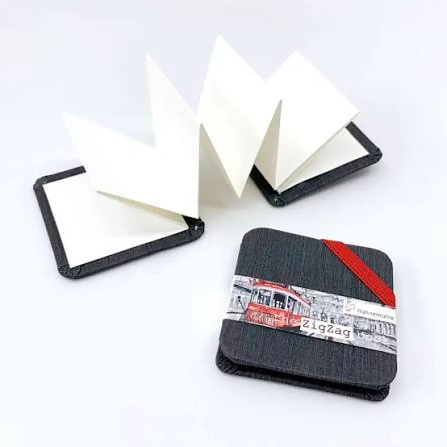 Hahnemühle – Sketchbook Acuarela ZigZag 5 × 5 cm 18 Caras 300 g – 3
