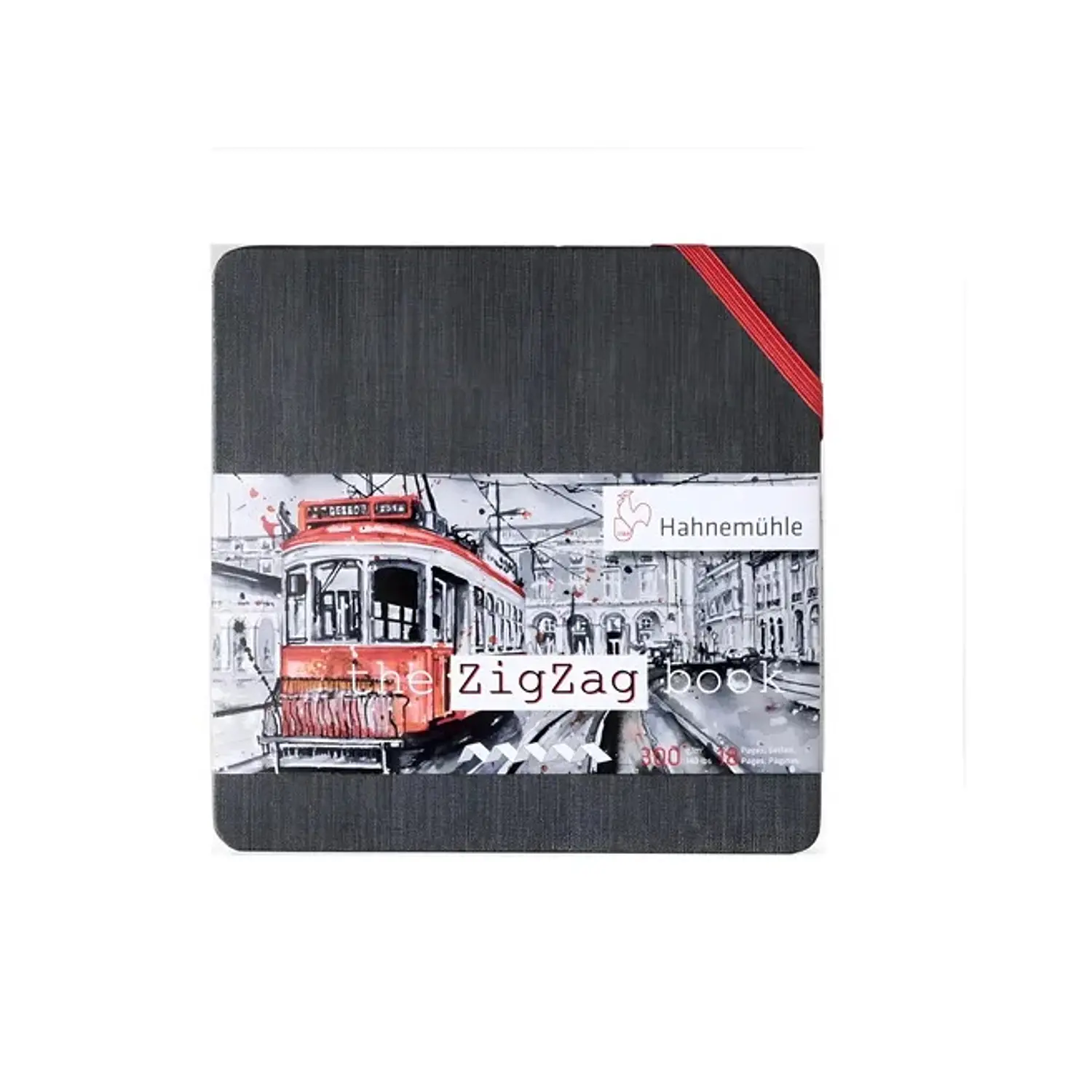 Hahnemühle – Sketchbook Acuarela ZigZag 5 × 5 cm 18 Caras 300 g – 1