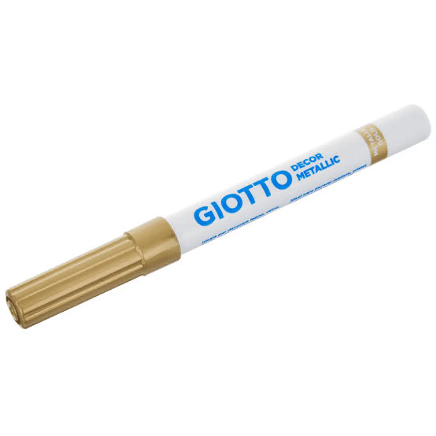Giotto – Marcador Decor Metal Dorado – 1