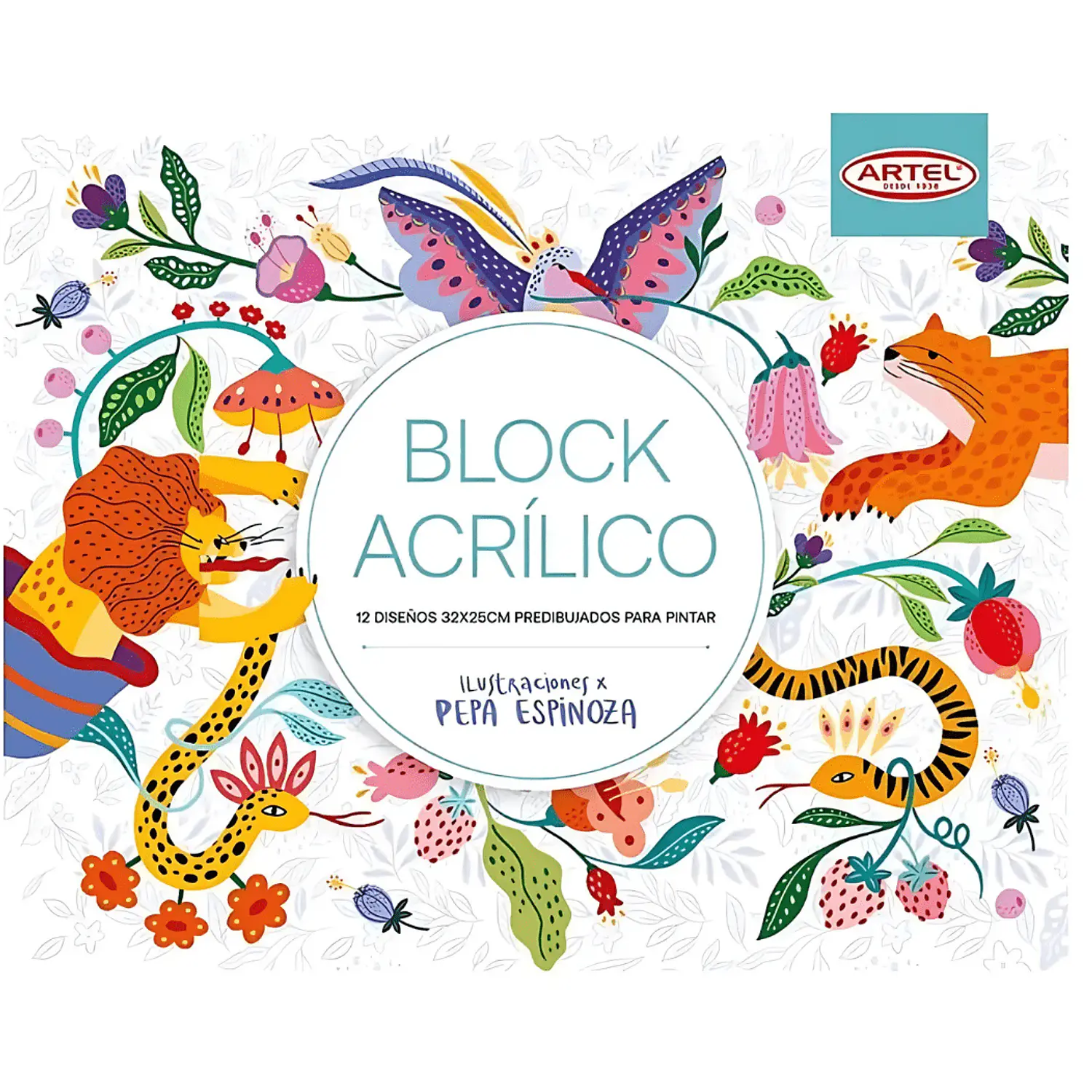 Artel - Block para Pintar Acrílicos  - Pepa Espinoza – 1