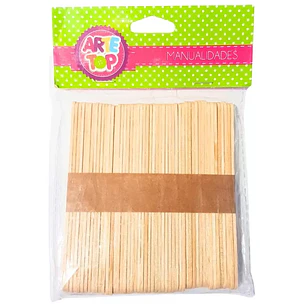 Arte Top - Palos De Helado Natural - 50 UN