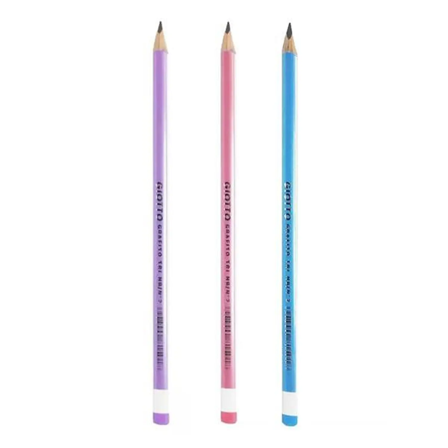 Giotto – Lápiz Grafito Triangular HB N.º 2 Colores Pastel – 1