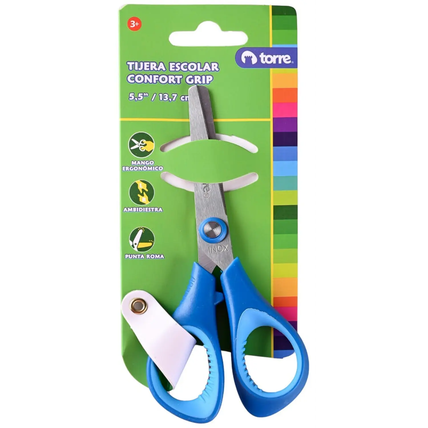 Torre - Tijera Escolar 5'5 Confort Grip (Ambidiestro) – 1