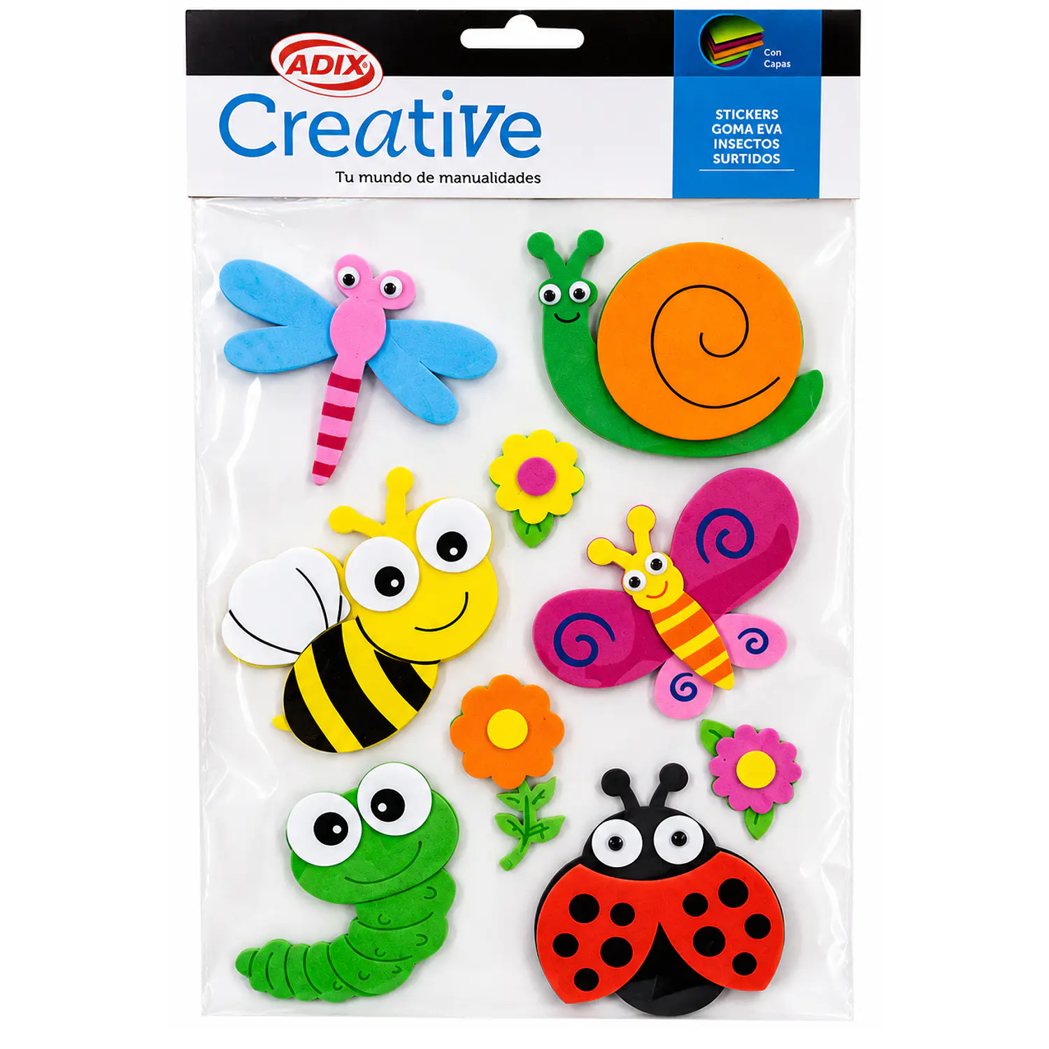 Adix - Sticker Goma Eva Insecto Surtido – 1