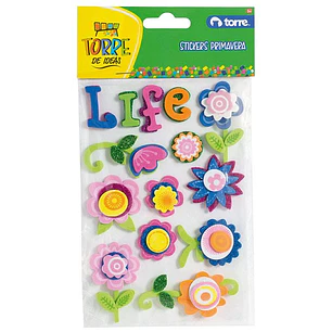 Torre - Stickers Goma Eva Primavera