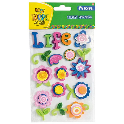 Torre - Stickers Goma Eva Primavera