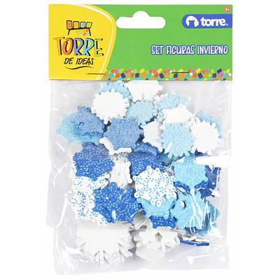 Torre - Stickers Goma eva Figuras Invierno