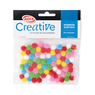Creative – Pompones Surtidos 78 Unidades