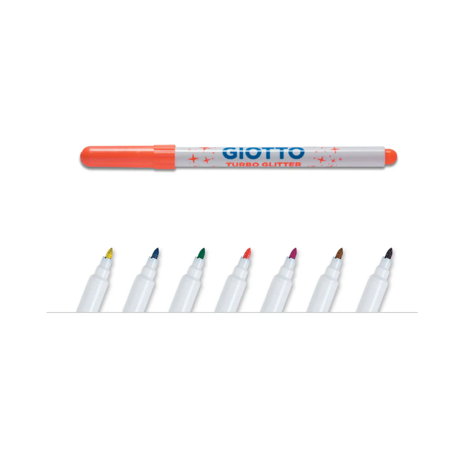 Giotto – Marcadores Turbo Glitter 8 Colores – 3