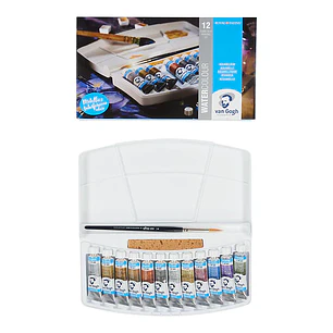 Van Gogh - Acuarelas en tubos - 12 Colores Metalicos - 10 ml