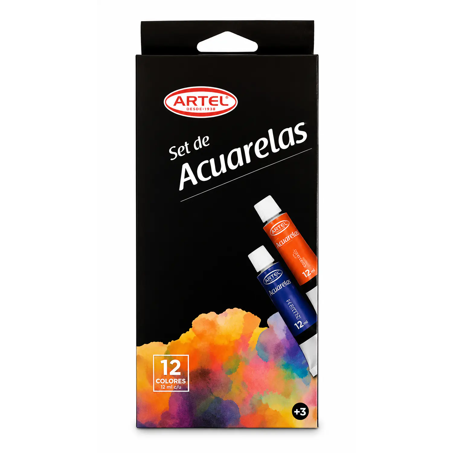 Artel – Acuarelas en Tubo 12 Colores – 12 ml – 1