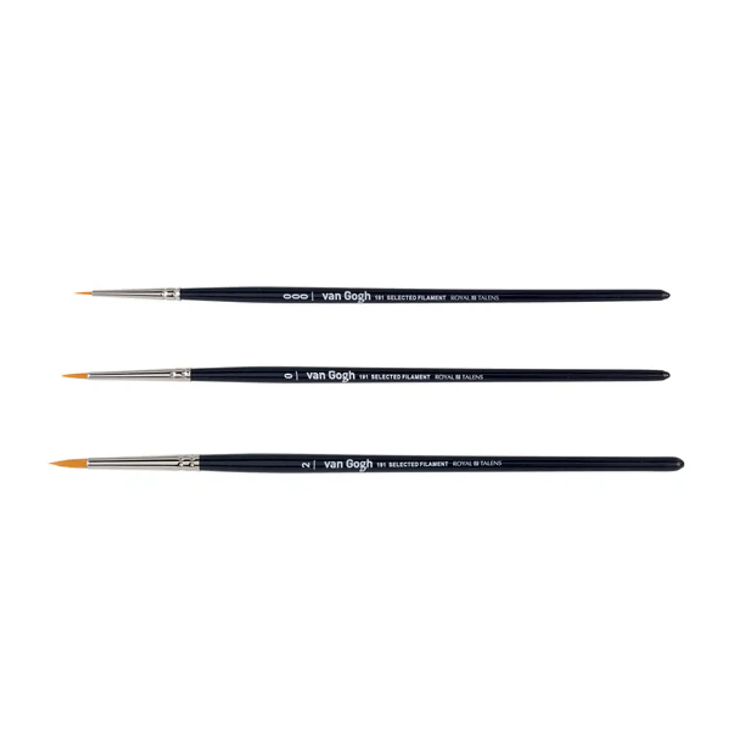 Van Gogh – Set de Pinceles Finos para Acuarela – 3