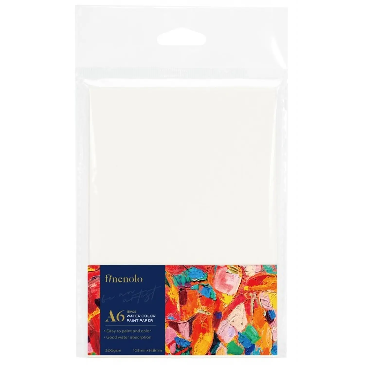 Deli - Papel Acuarela A6 - 300 GR – 1