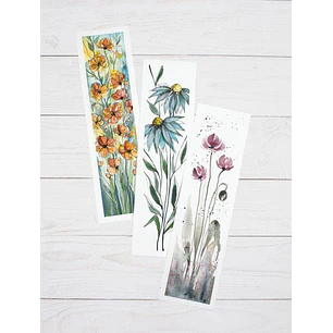 Hahnemühle – Papel para Acuarela Marcapáginas – 300 gr – 5,5 × 20 cm – 15 Hojas