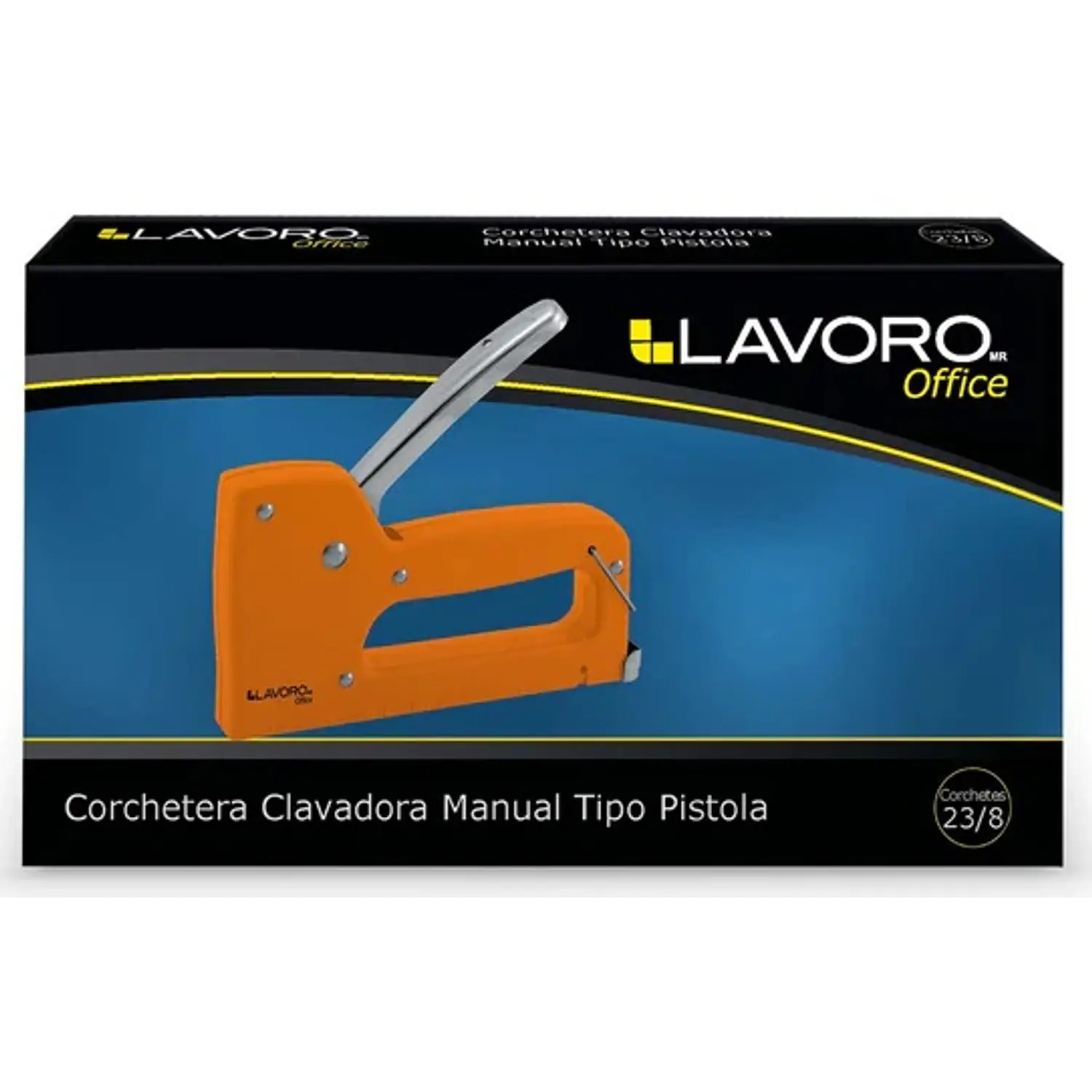 Lavoro – Corchetera Grapadora Clavadora Manual Tipo Pistola – 1