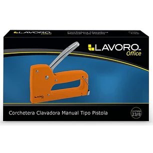 Lavoro – Corchetera Grapadora Clavadora Manual Tipo Pistola