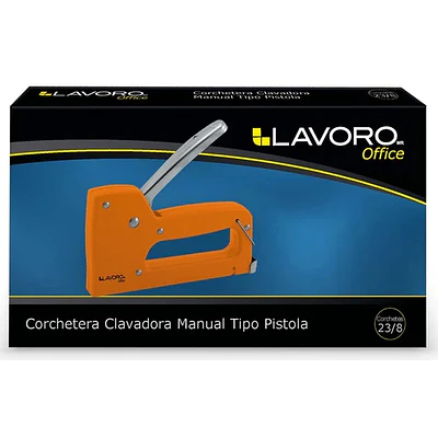 Lavoro – Corchetera Grapadora Clavadora Manual Tipo Pistola