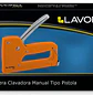 Lavoro – Corchetera Grapadora Clavadora Manual Tipo Pistola - Miniatura 1