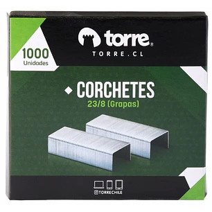 Torre – Caja de Corchetes 23/8 – 1.000 Unidades