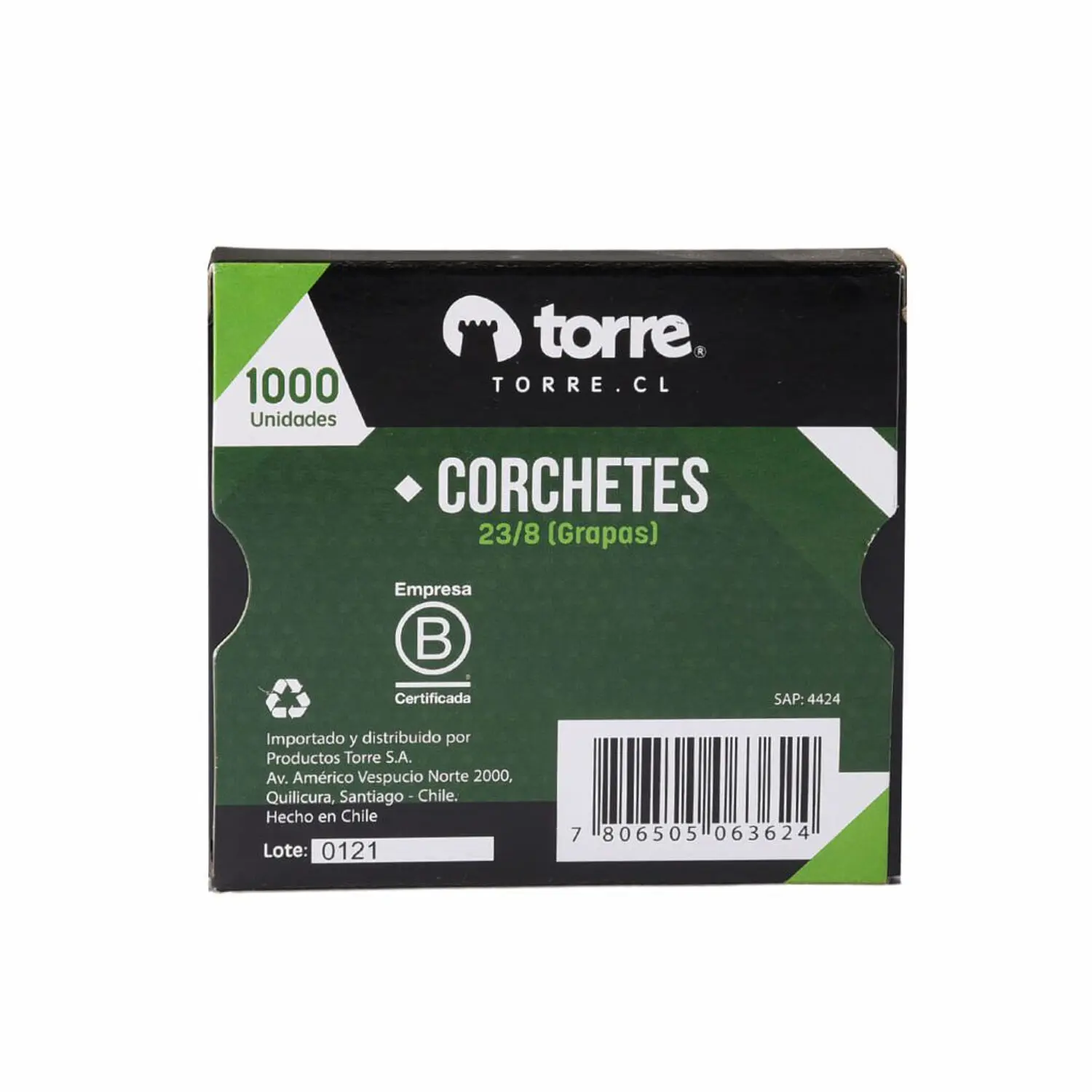Torre – Caja de Corchetes 23/8 – 1.000 Unidades – 2