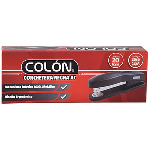 Colon – Corchetera Grande Negra A-7 – 26/6