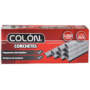 Colon - Caja Corchetes N°26/6 - 5000 Un