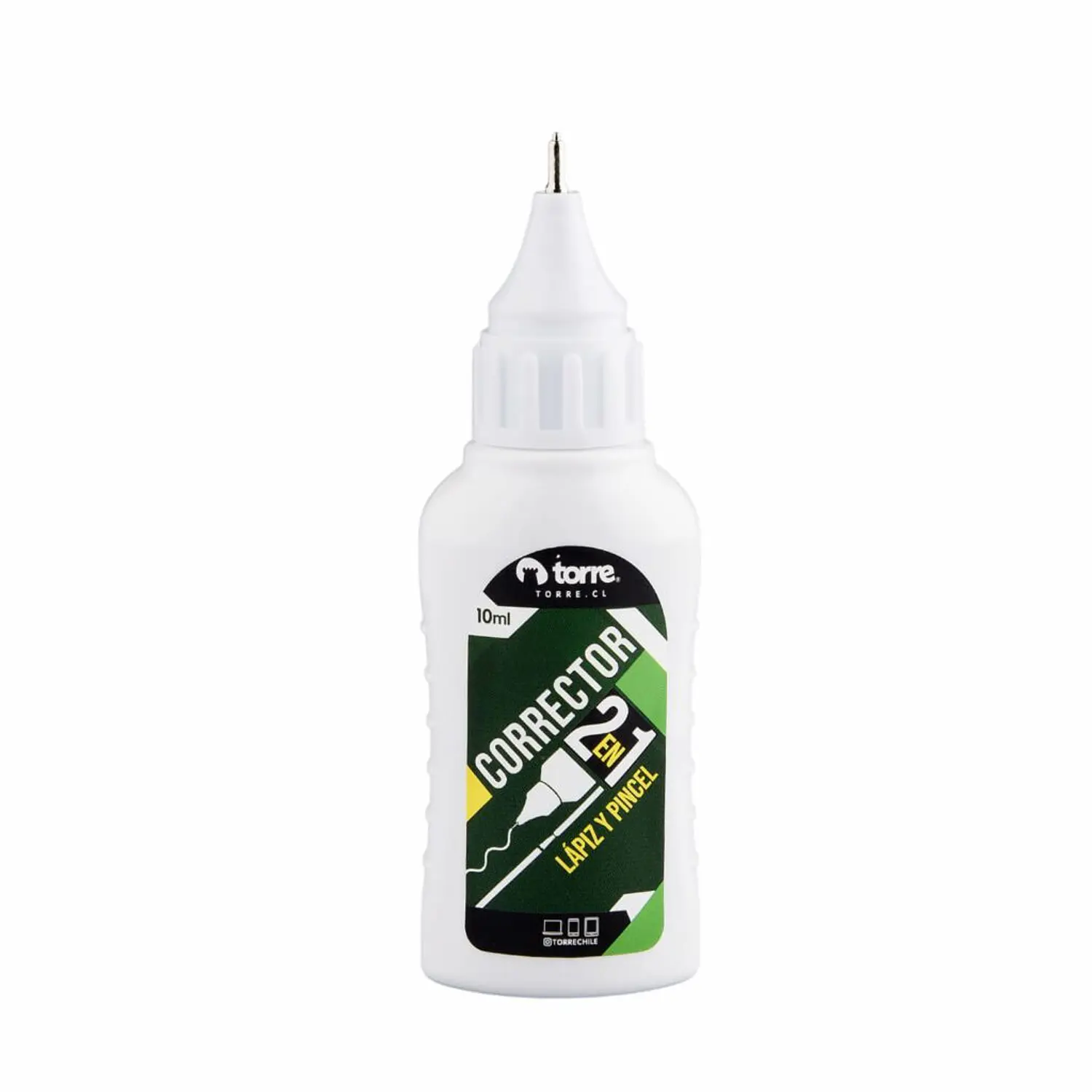 Torre – Corrector 2 en 1 – Brocha y Lápiz – 10 ml – 3