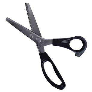 Adix - Tijera Zig Zag Metalica - 23 CM