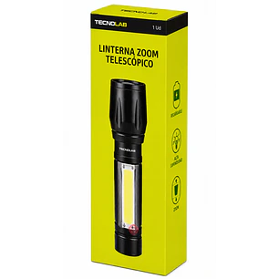 Tecnolab - Linterna De Bolsillo Led - Recargable