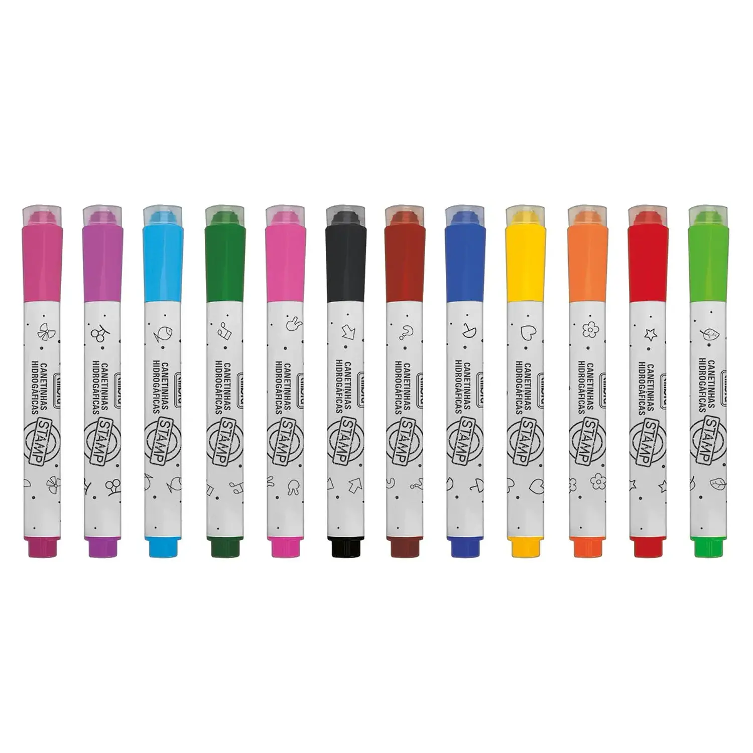 Tilibra -  Marcadores con Timbre - 12 Colores – 2