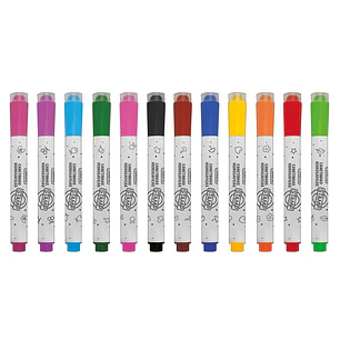 Tilibra -  Marcadores con Timbre - 12 Colores