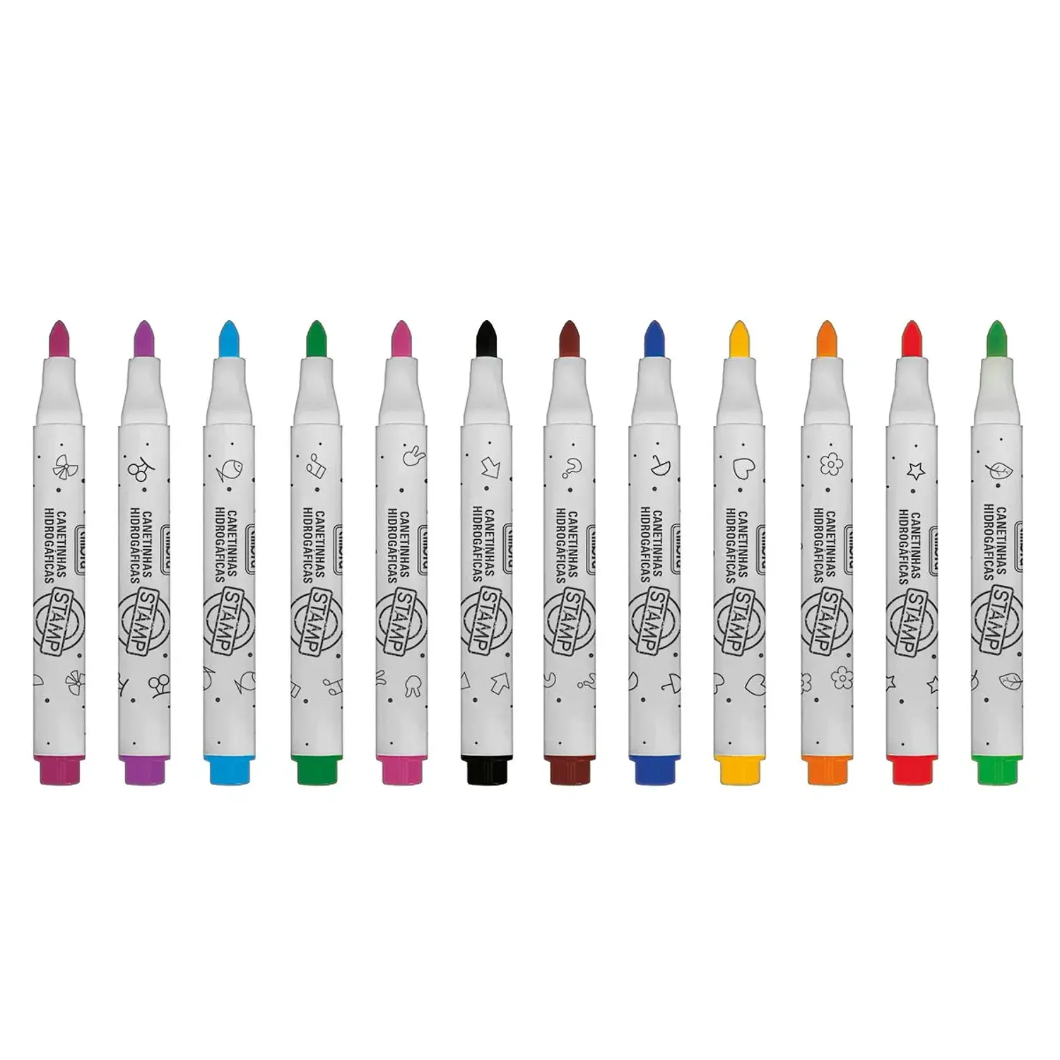 Tilibra -  Marcadores con Timbre - 12 Colores – 3