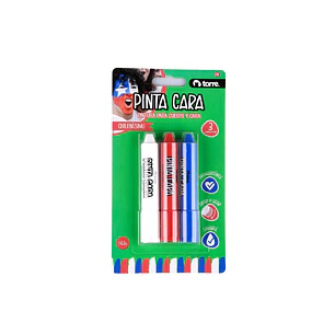 Torre – Pinta Caras Chilenísimo – 3 Colores