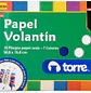 Torre – Bolsón Papel Volantín Imagia – 10 Pliegos – 7 Colores - Miniatura 1