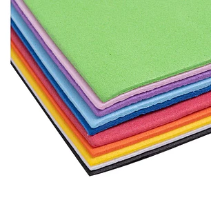 Adix – Bolsón Goma EVA Surtida – 10 Colores – 20 × 30 cm