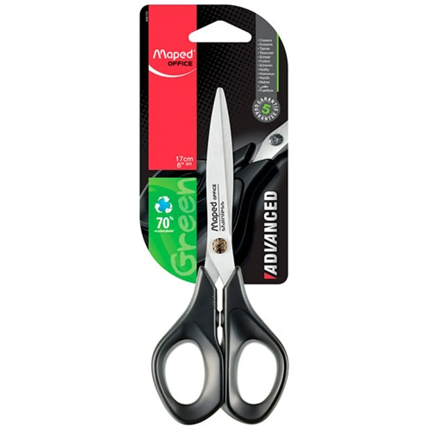 Maped – Tijera Advanced – 17 cm – 1